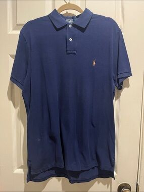 Polo by Ralph Lauren Navy Blue Short-Sleeve Polo with Pony Logo